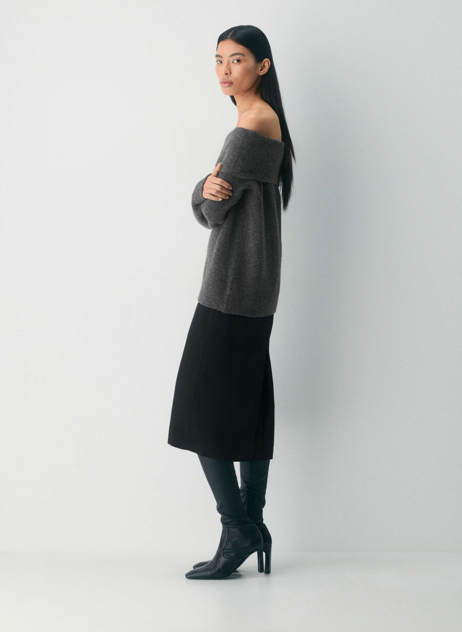 astoria pullover meliert anthrazit