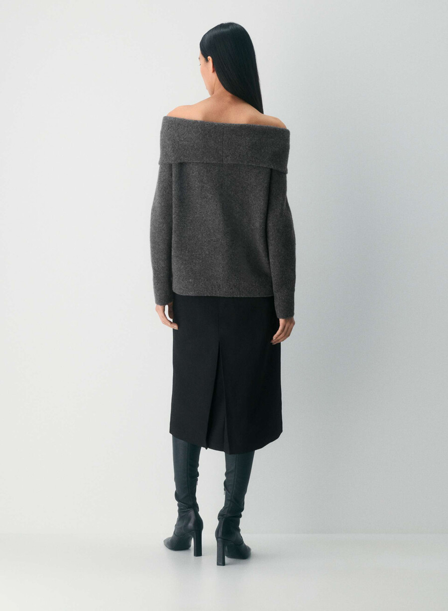 astoria pullover meliert anthrazit