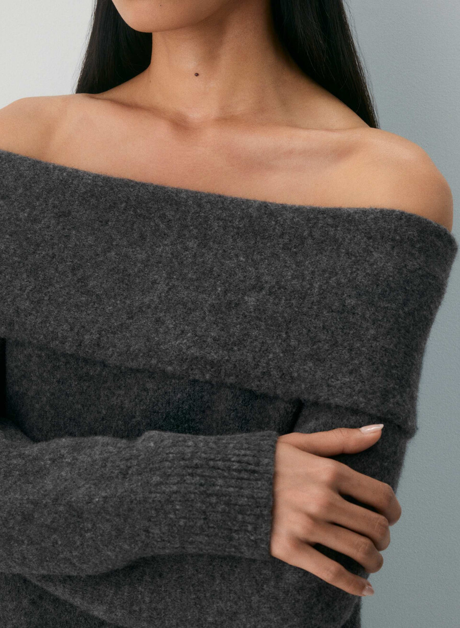 astoria pullover meliert anthrazit