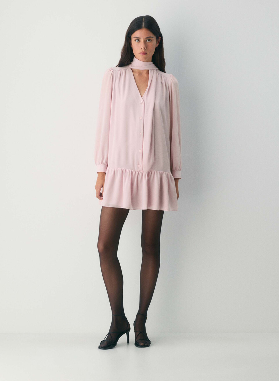 herrenkleid altrosa