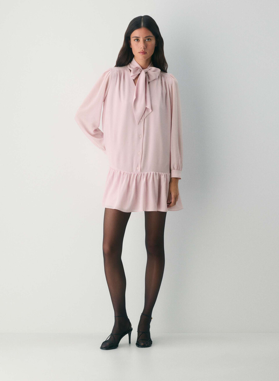 herrenkleid altrosa