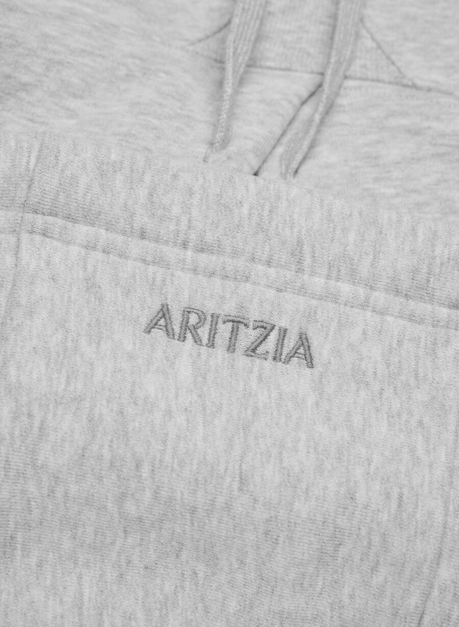 kuscheliger raglan-hoodie aus sweatfleece heather chrome