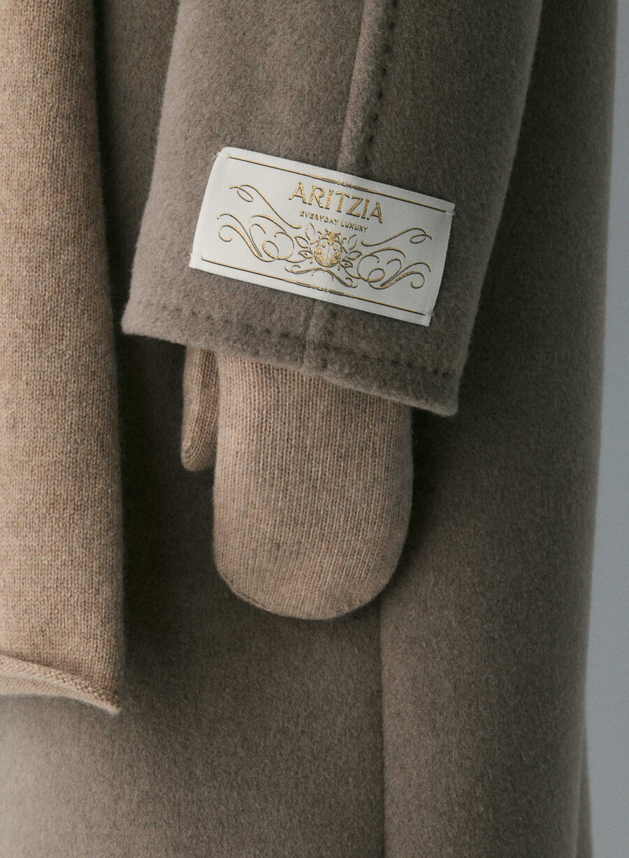 kaschmir-rippfäustling heather nomad taupe