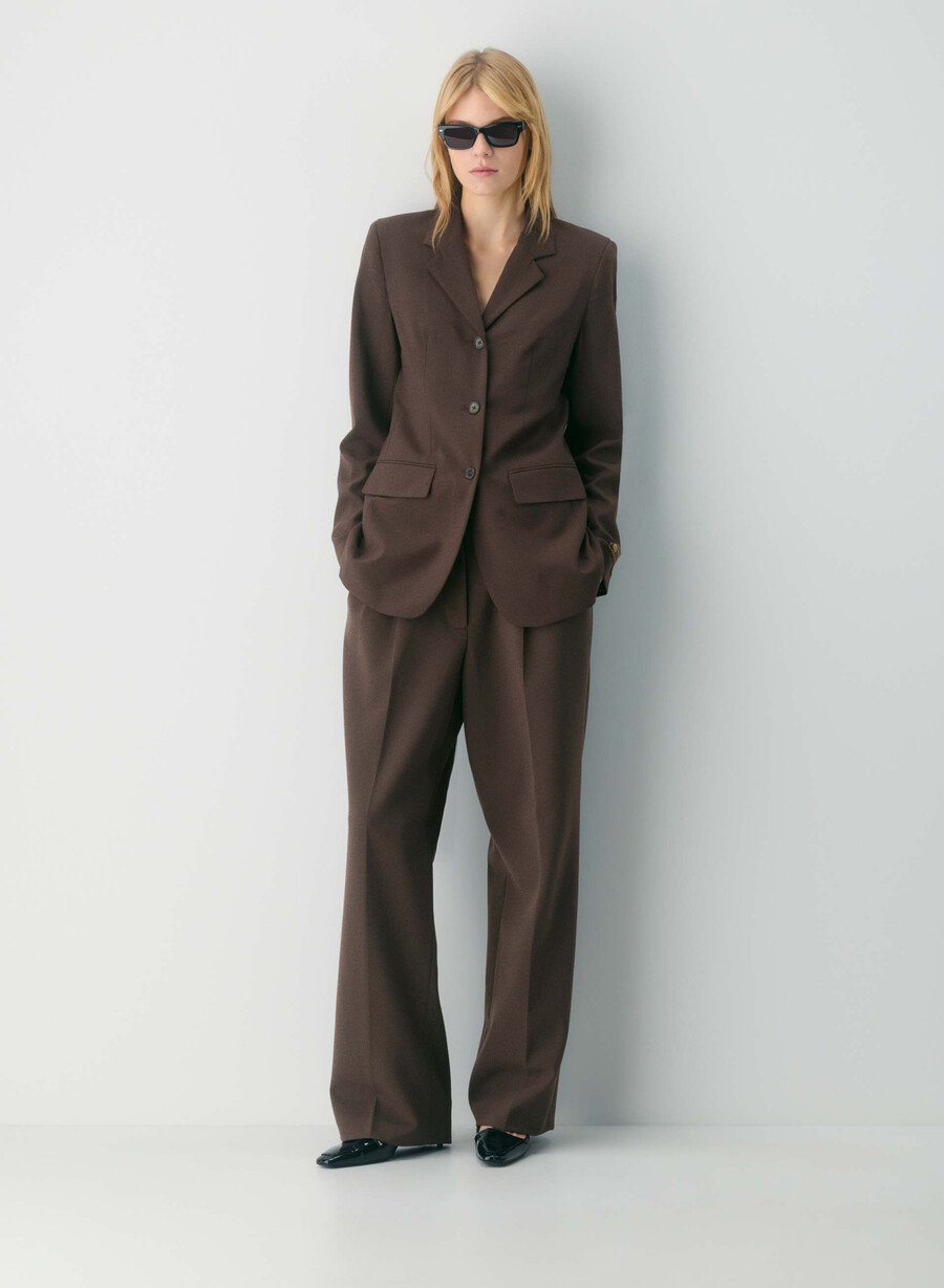 market blazer rich mocha brown