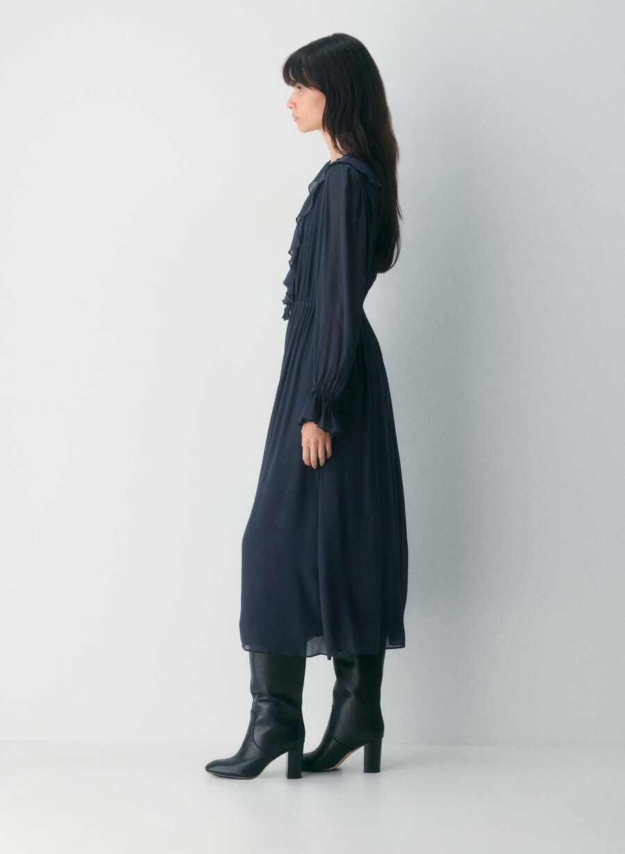 bronte kleid dunkelblau