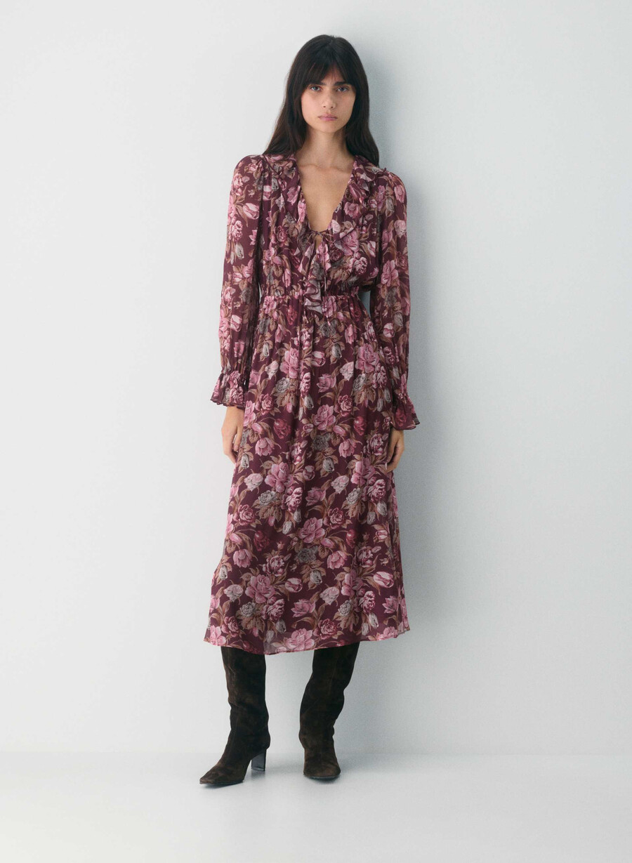 bronte kleid cordovan frzn berry