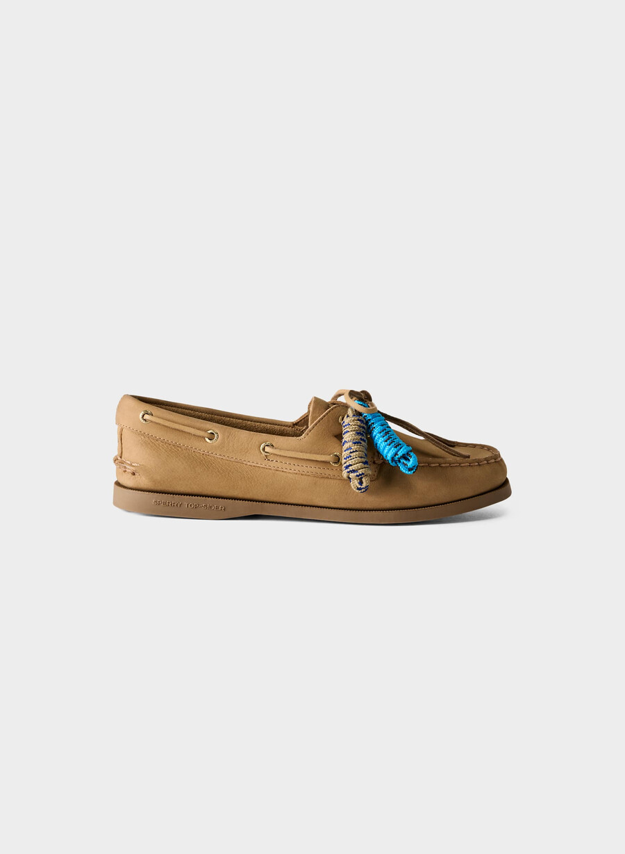 sperry x aritzia ao bootsschuh – nubukleder hellkhaki