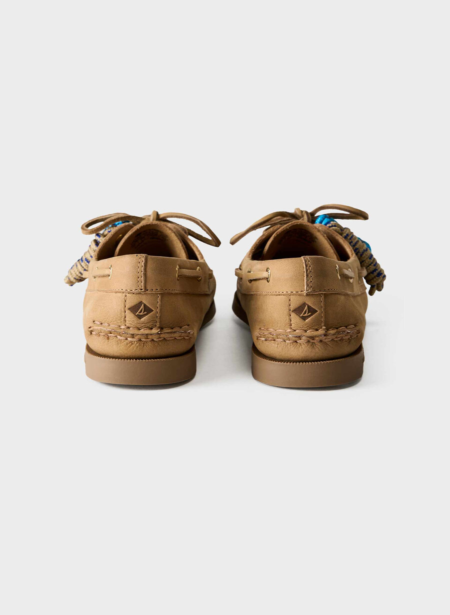 sperry x aritzia ao bootsschuh – nubukleder hellkhaki