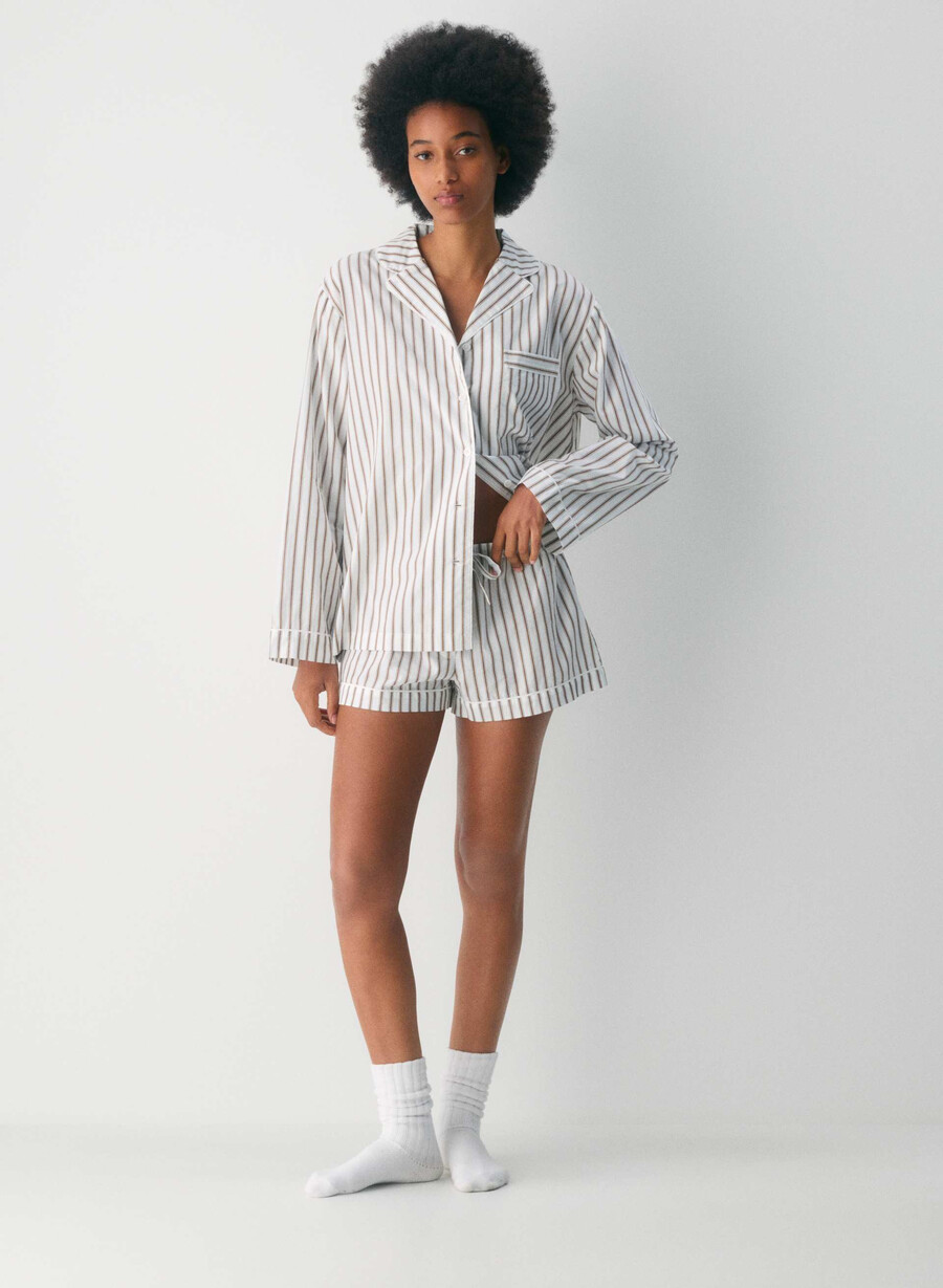 laze poplin pyjamahemd joel stripe b wtch