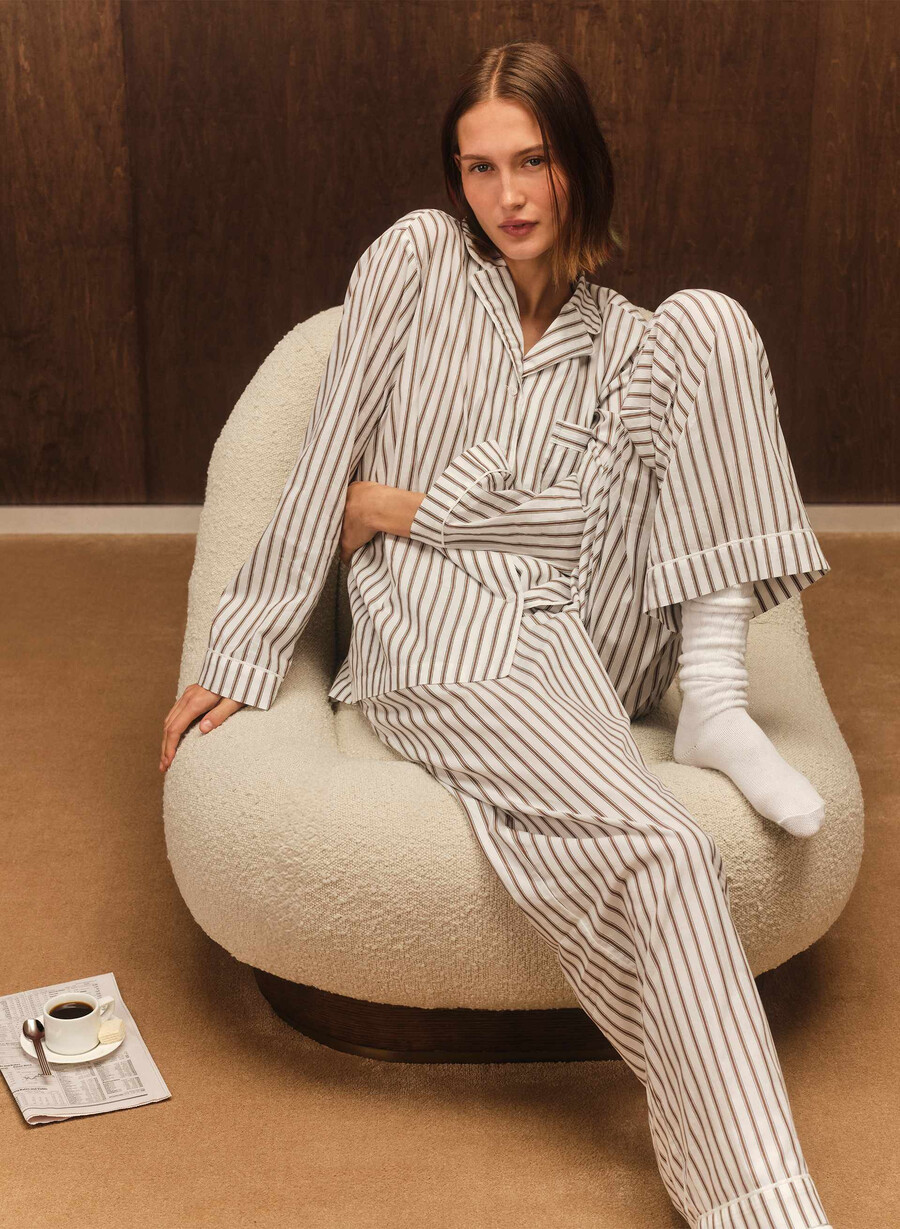 laze poplin pyjamahemd joel stripe b wtch