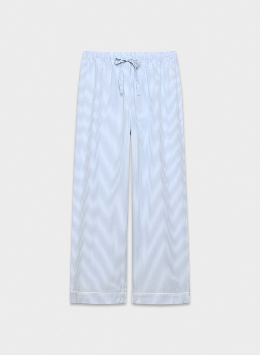 laze popeline pyjamahose shlb stripe cr bbt