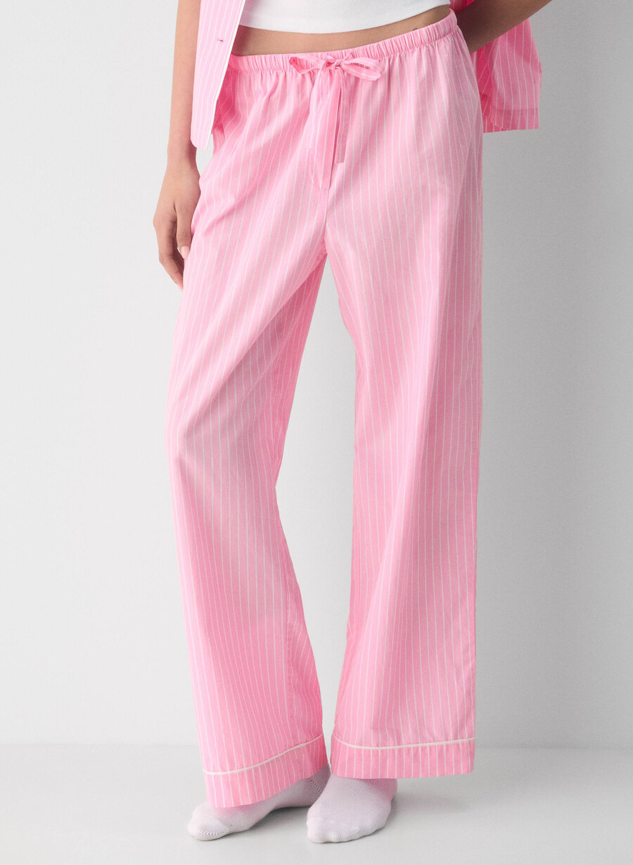 laze popeline pyjamahose shlb stripe cr bbt