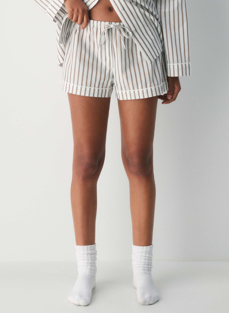laze poplin pyjama short joel stripe b wtch