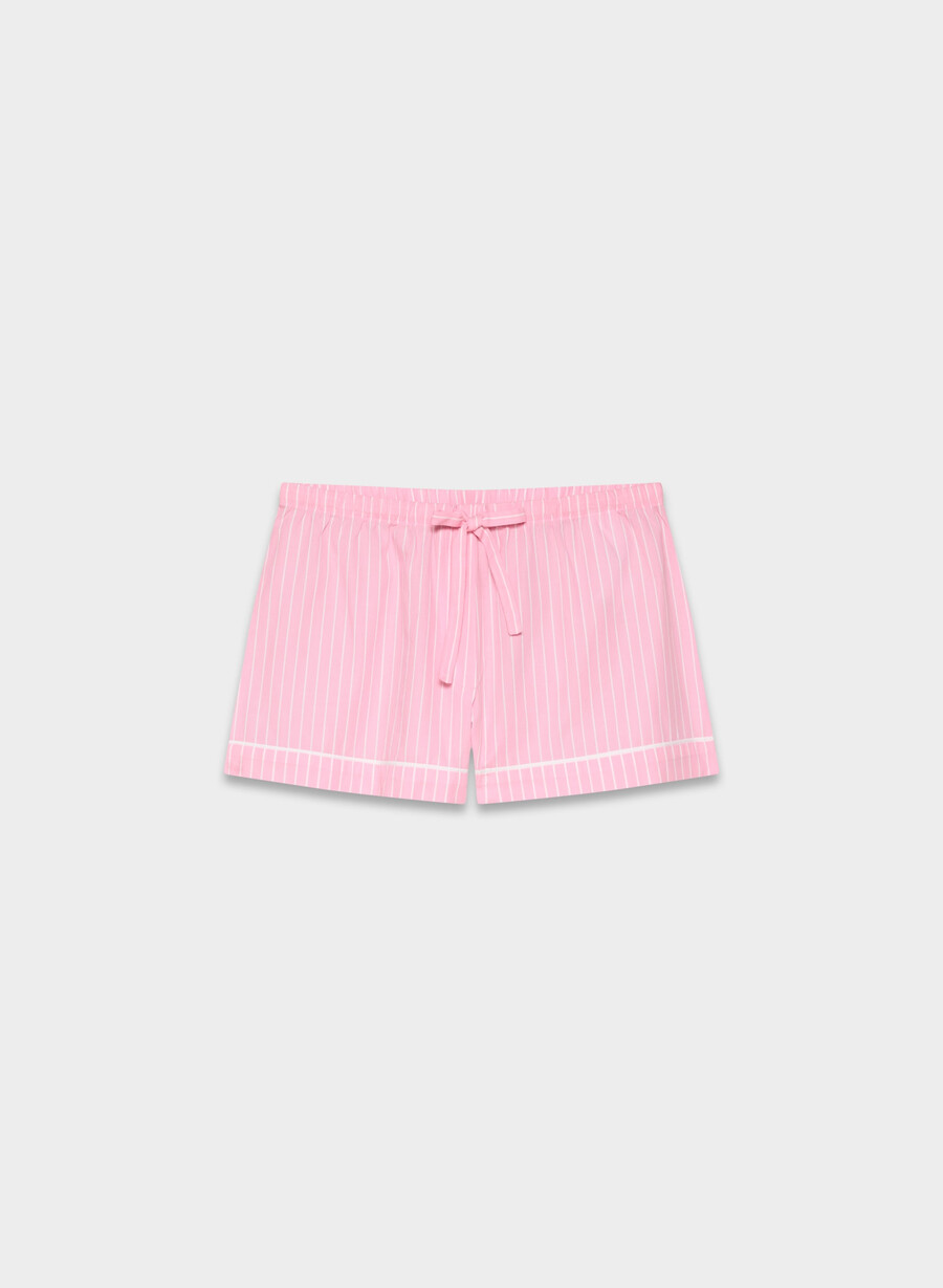 laze poplin pyjama short mtchl strp jb pkb wh