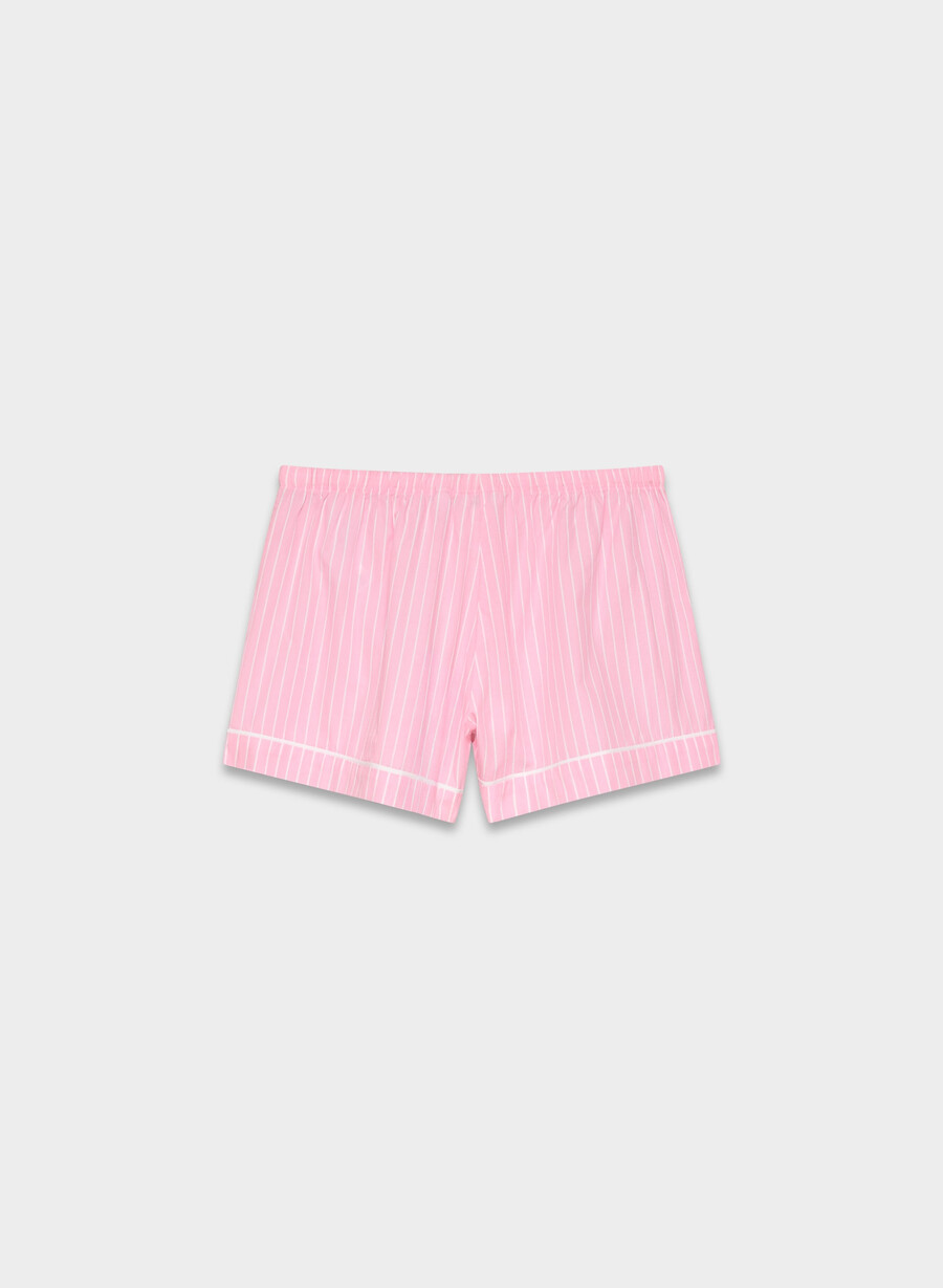laze poplin pyjama short mtchl strp jb pkb wh