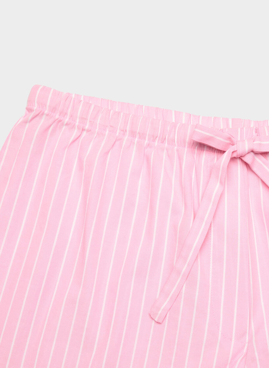 laze poplin pyjama short mtchl strp jb pkb wh