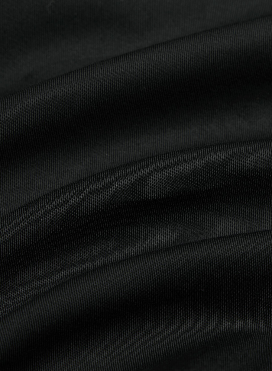 the finch kurzer trenchcoat - city twill schwarz