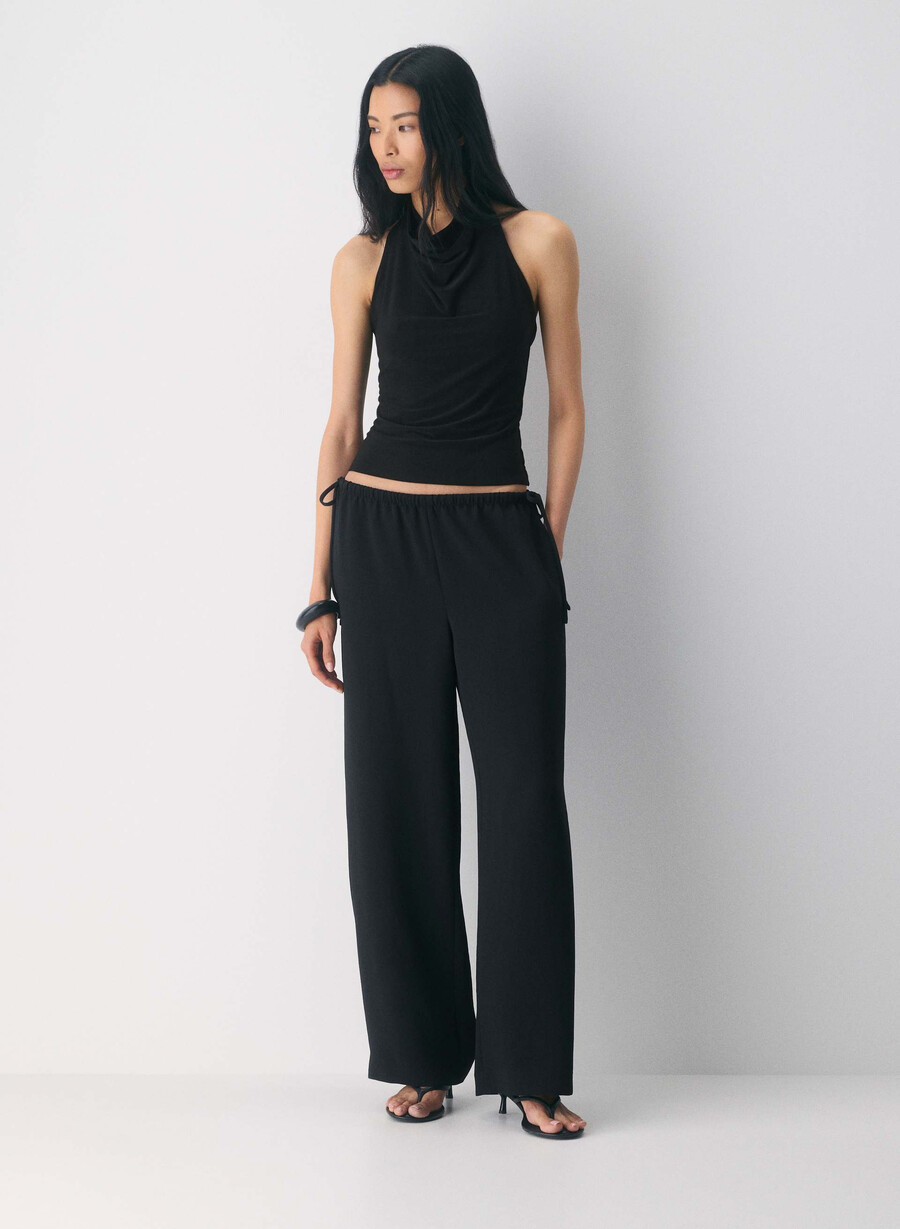 artisan-hose – crepette schwarz