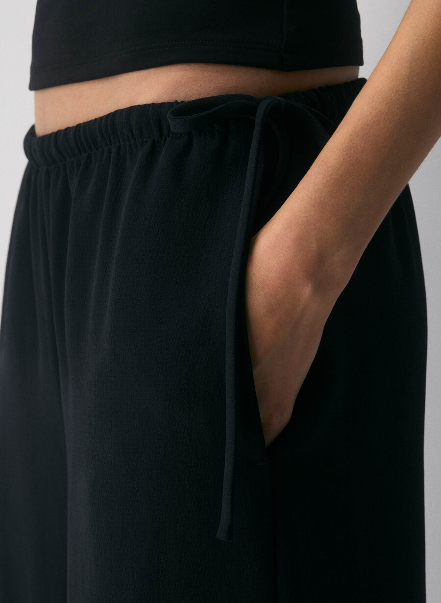 artisan-hose – crepette schwarz