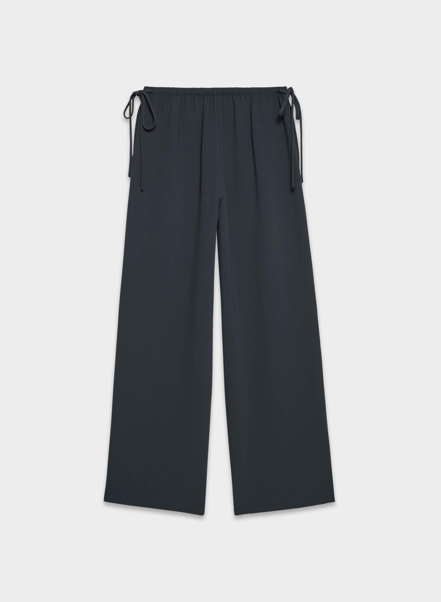 artisan hose - crepette dunkelnacht marineblau