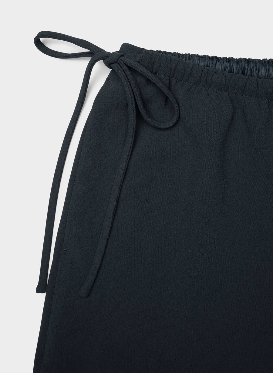 artisan hose - crepette dunkelnacht marineblau