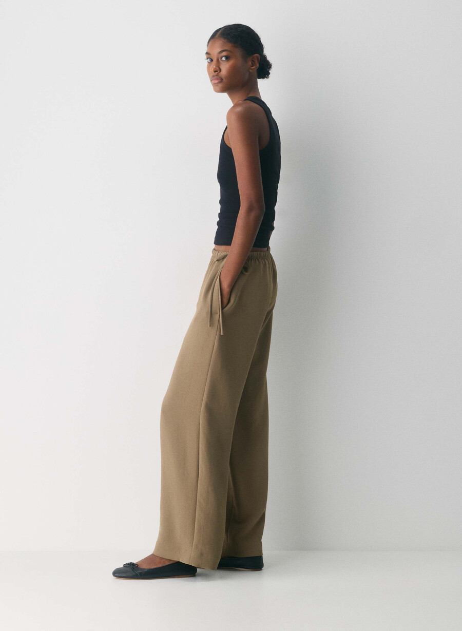 artisan hose – crepette folio braun