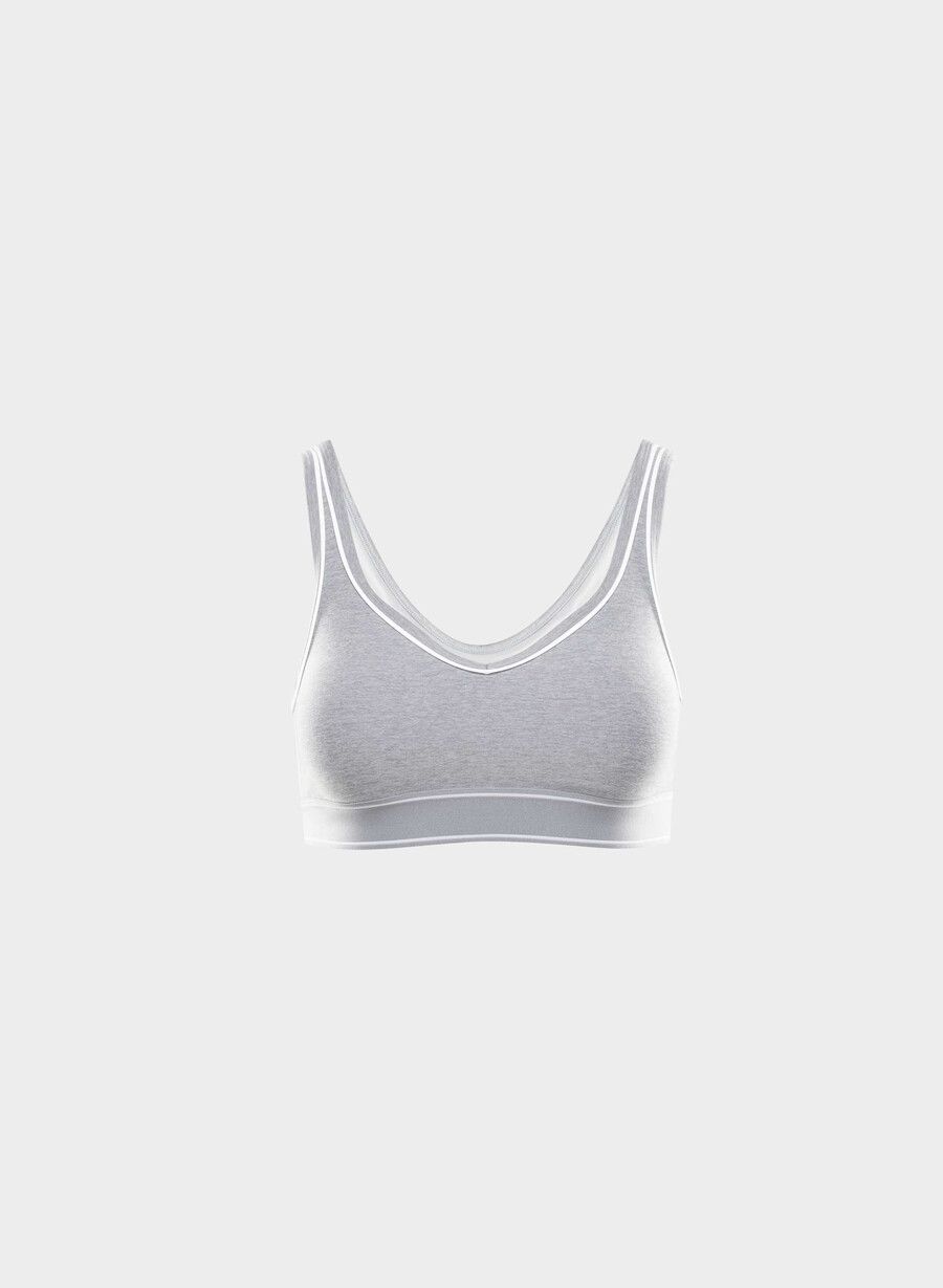 softwhip tiebreak sport-bh heather chromewhite