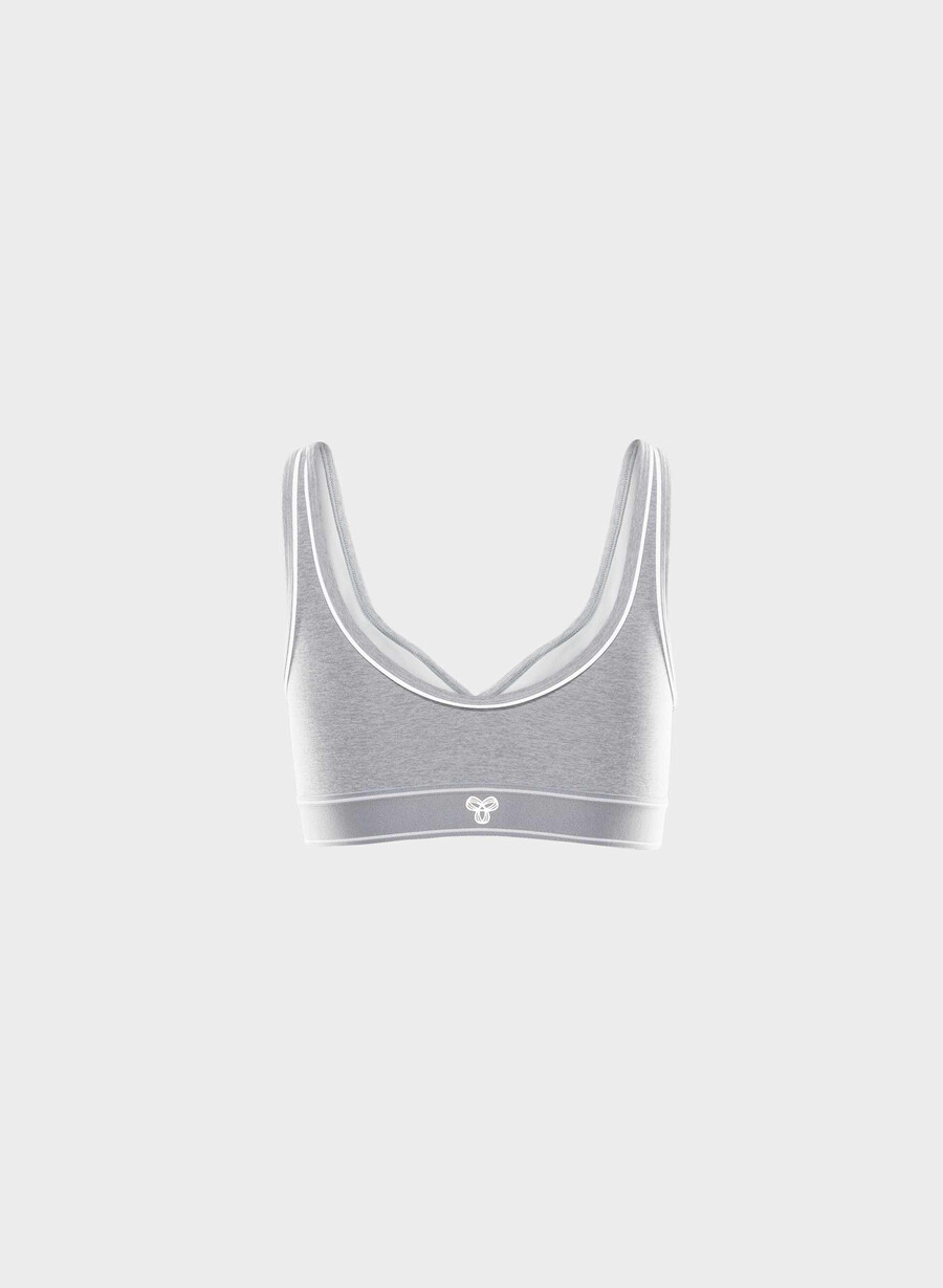 softwhip tiebreak sport-bh heather chromewhite