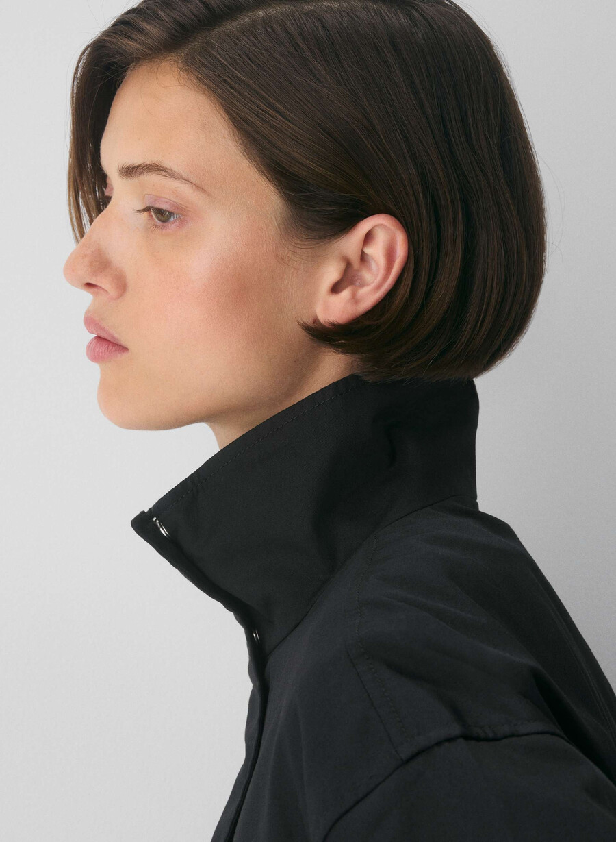 die geneva jacke - city twill schwarz