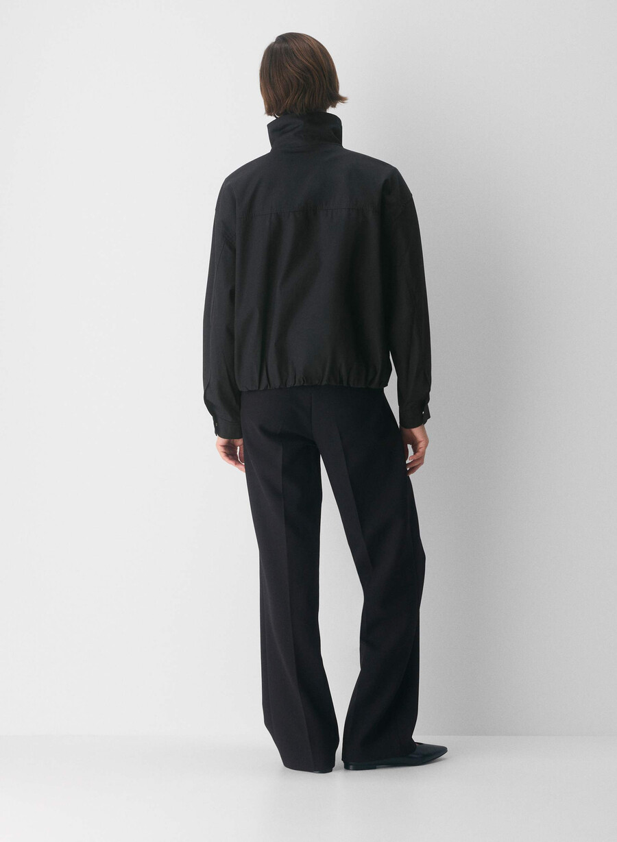 die geneva jacke - city twill schwarz