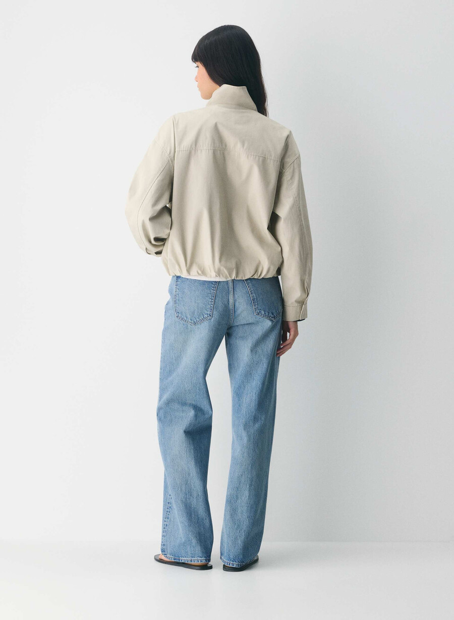 die geneva-jacke – city twill oyster