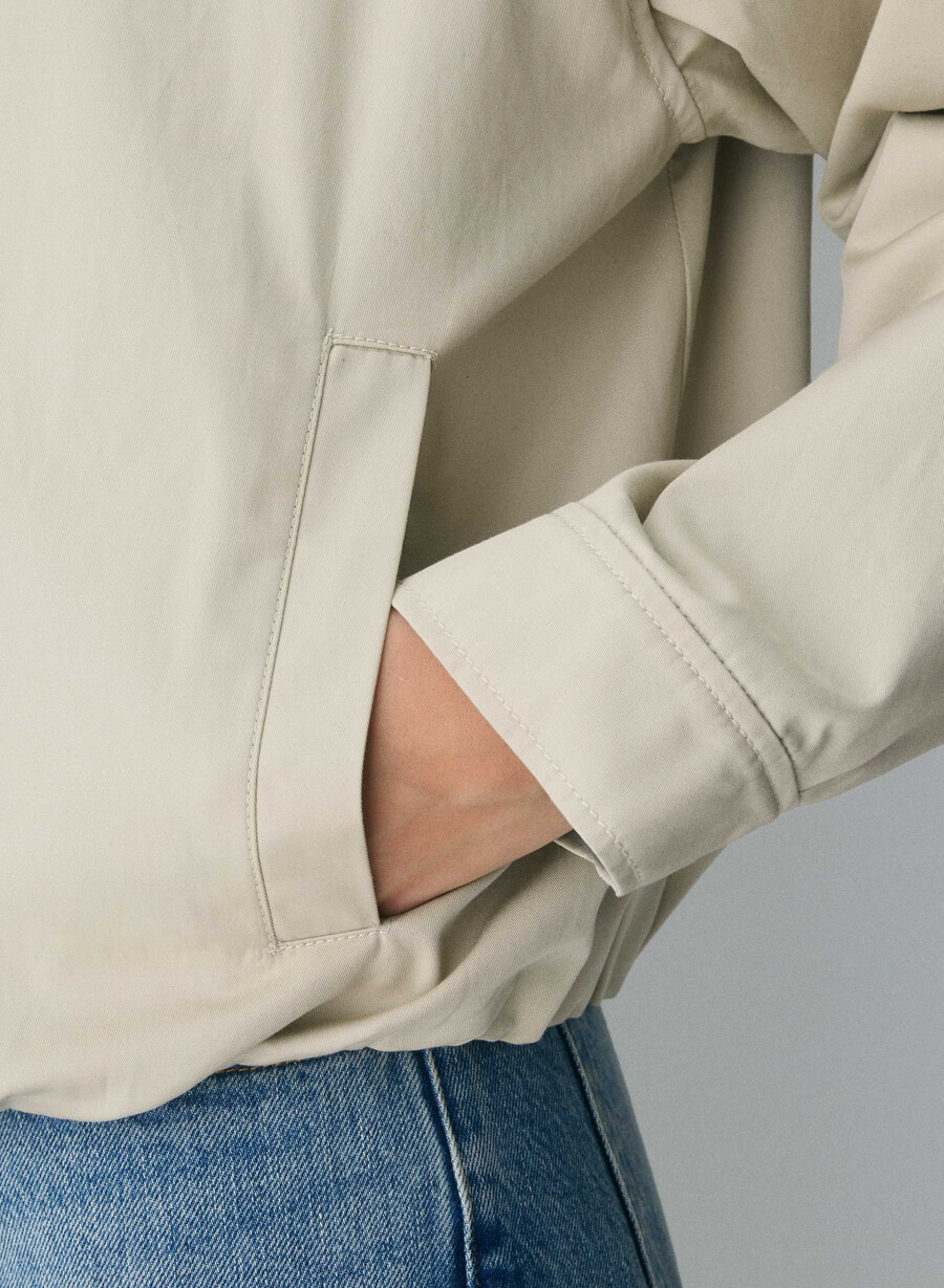 die geneva-jacke – city twill oyster