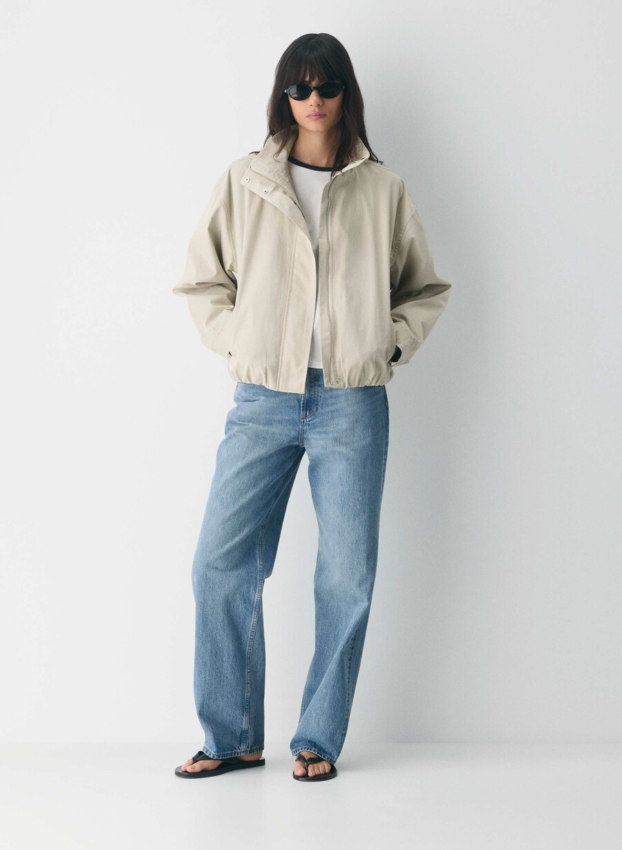 die geneva-jacke – city twill oyster