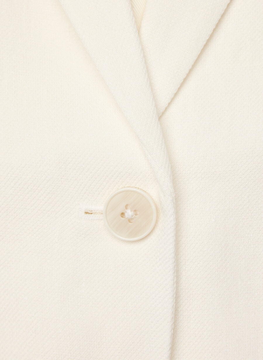 etikette-blazer – leinen hellbirke