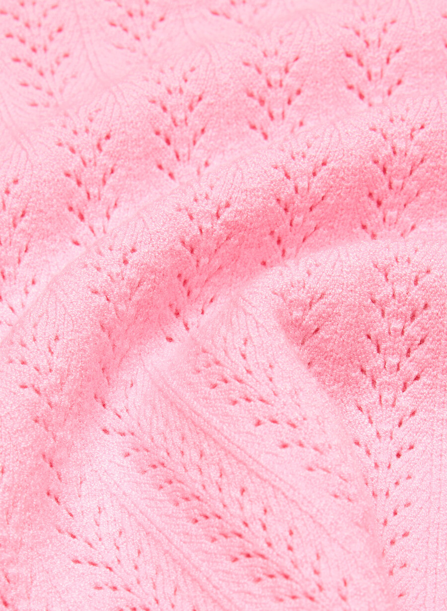 synopsis top - wonder yarn jellybean pink