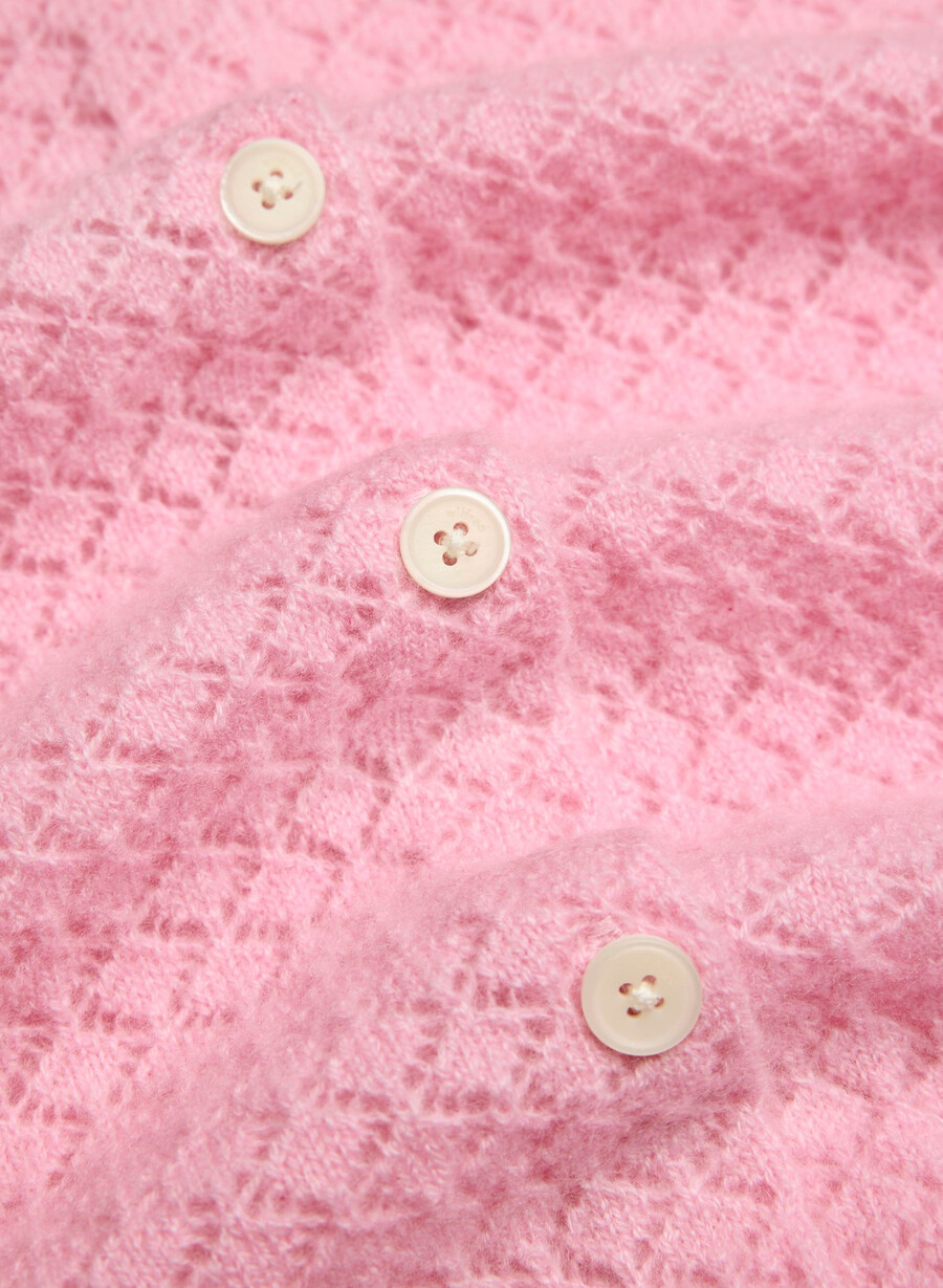 comma woll-kaschmir-cardigan jellybean pink
