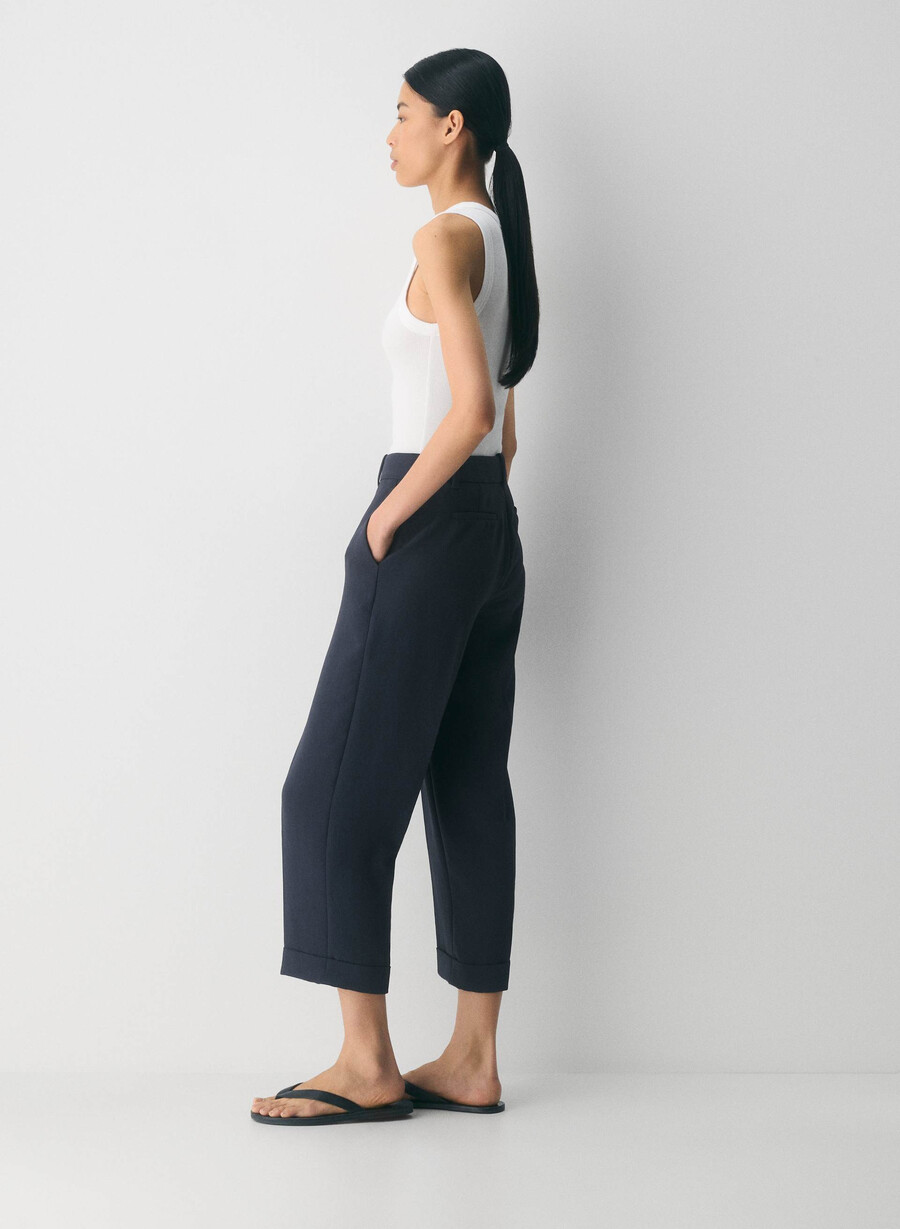spire pant - crepette dunkelblau