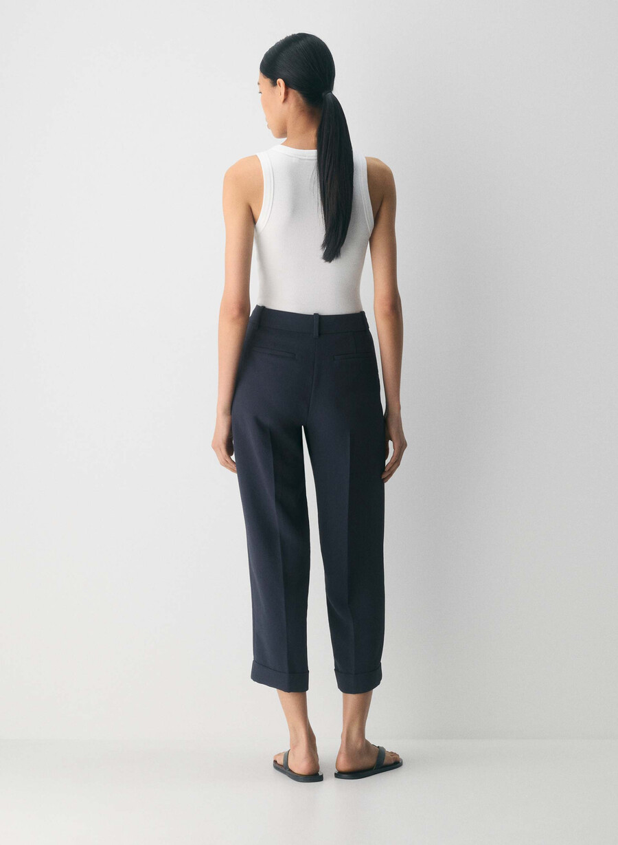 spire pant - crepette dunkelblau