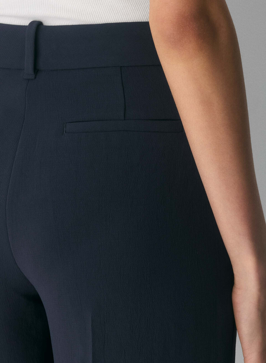 spire pant - crepette dunkelblau