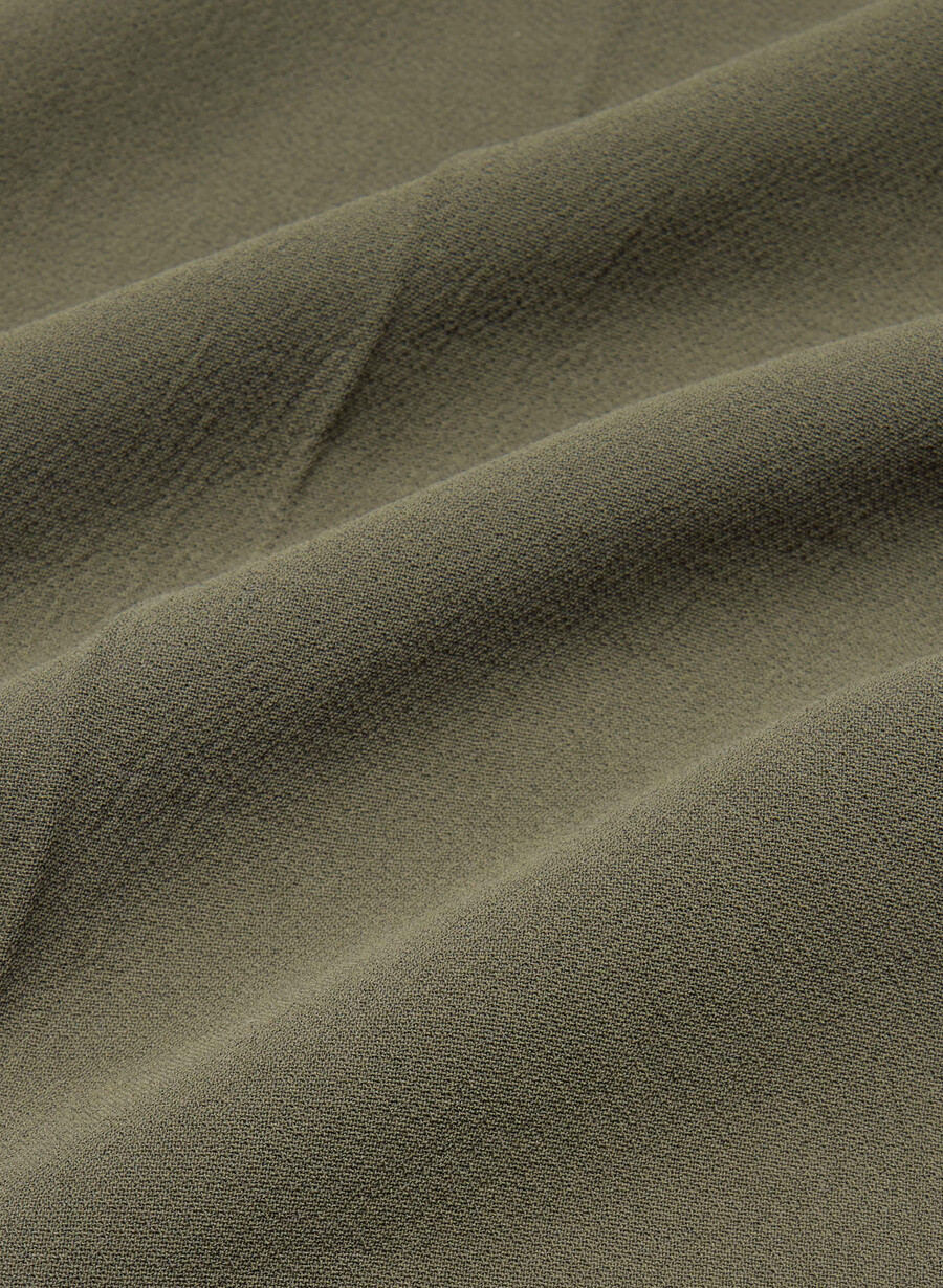 podium hose – crepette dark olive