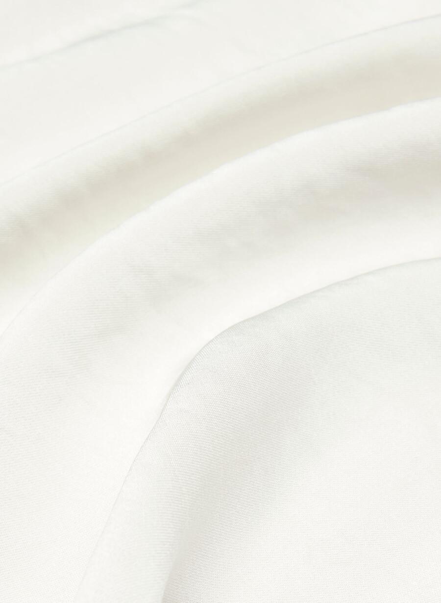satin-camisole mit motiv schwarz