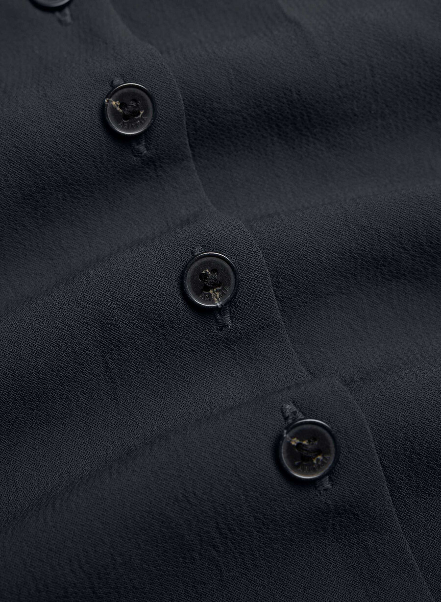 pagodenkleid - crêpe dunkelblau