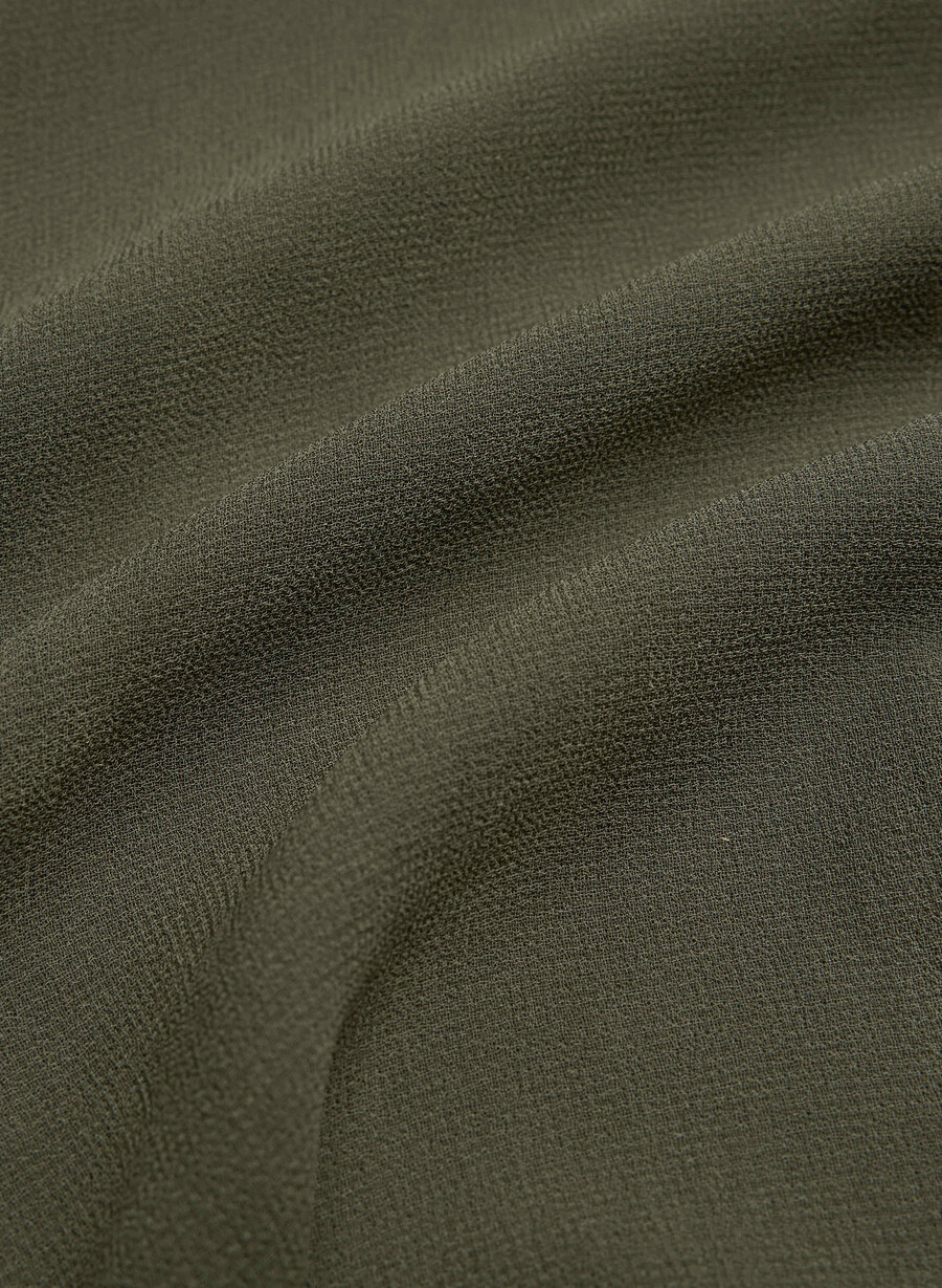 cursive dress dunkeloliv
