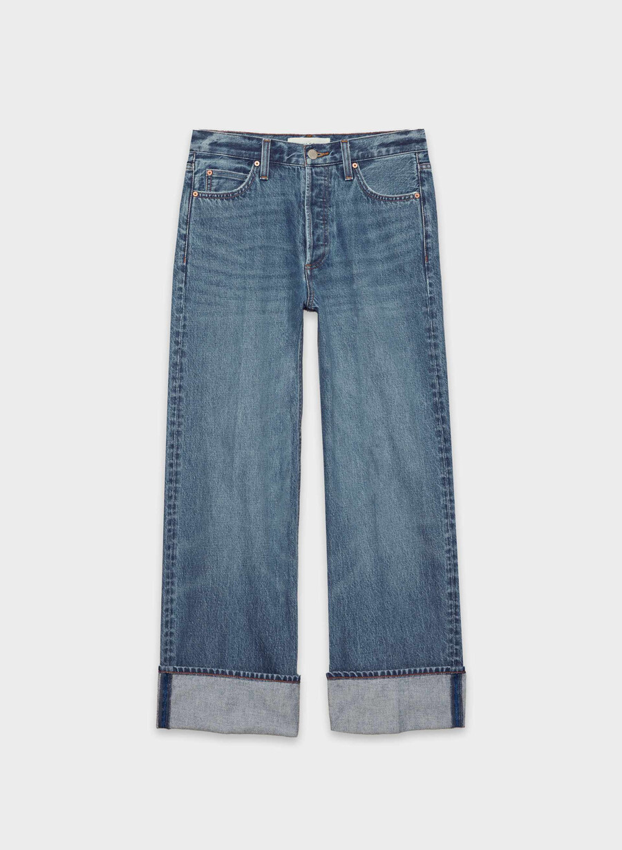 denim forum die 90er vintage lo-rise cuffed jeans 5 yrs kiss n tell bl
