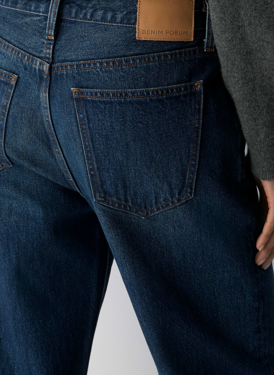 denim forum die 90er vintage lo-rise cuffed jeans be about dark bleu
