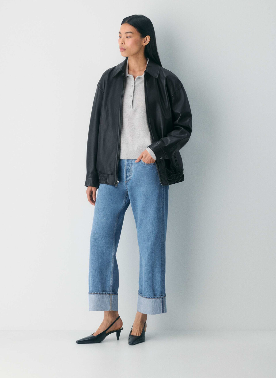 denim forum die 90er vintage lo-rise cuffed jeans vintage bleu bottle