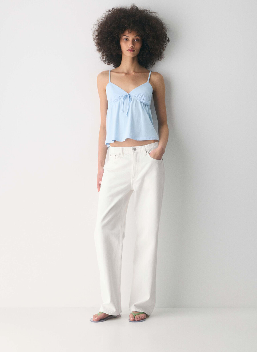 cottonwhisk loulou camisole villa blue