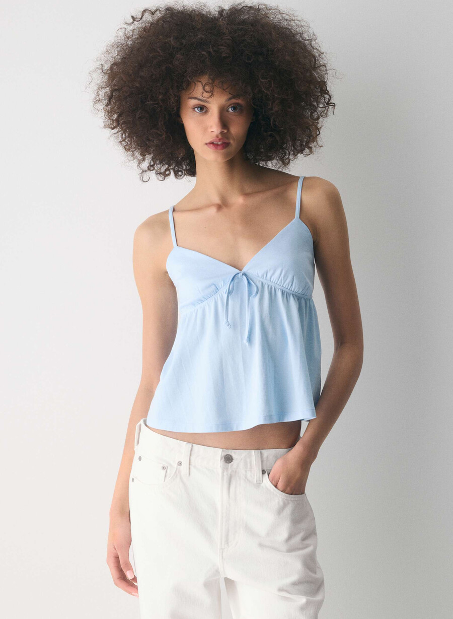 cottonwhisk loulou camisole villa blue