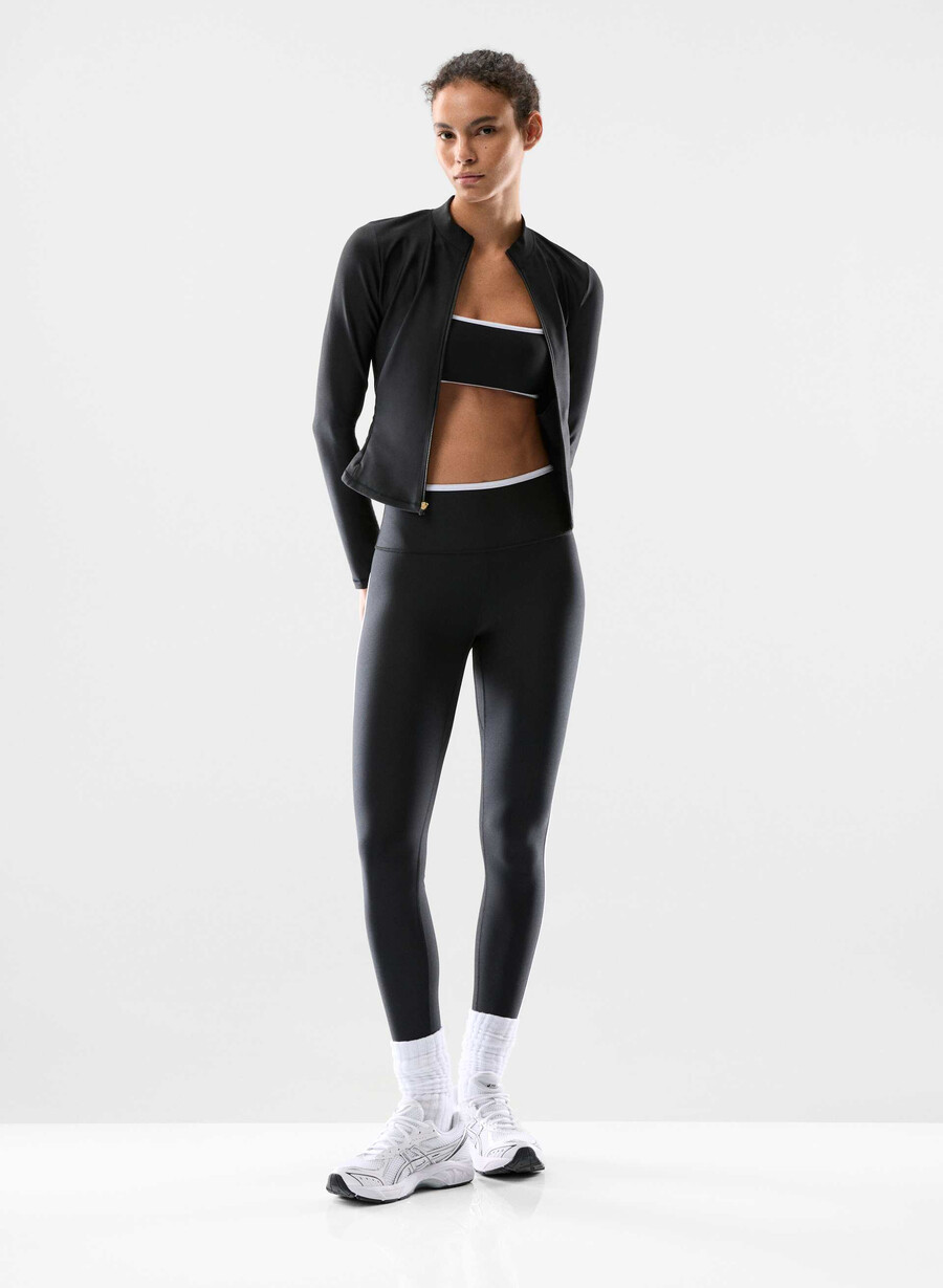glotone showup hi-rise 26 leggings schwarz hellweiss