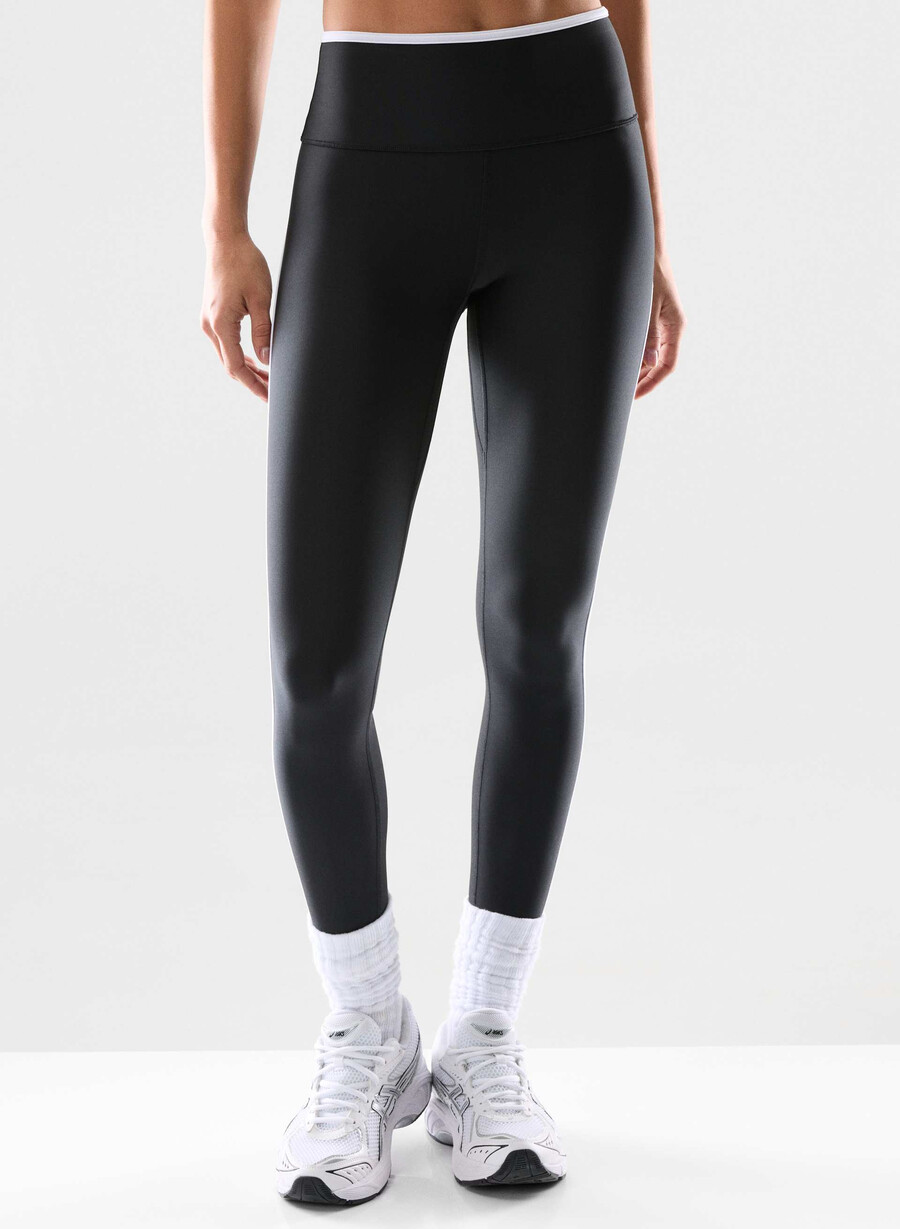 glotone showup hi-rise 26 leggings schwarz hellweiss